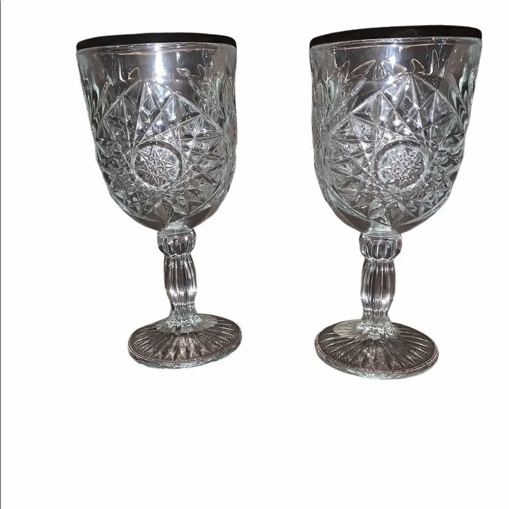 2/$25 Pier 1 Greta Water Goblet Set